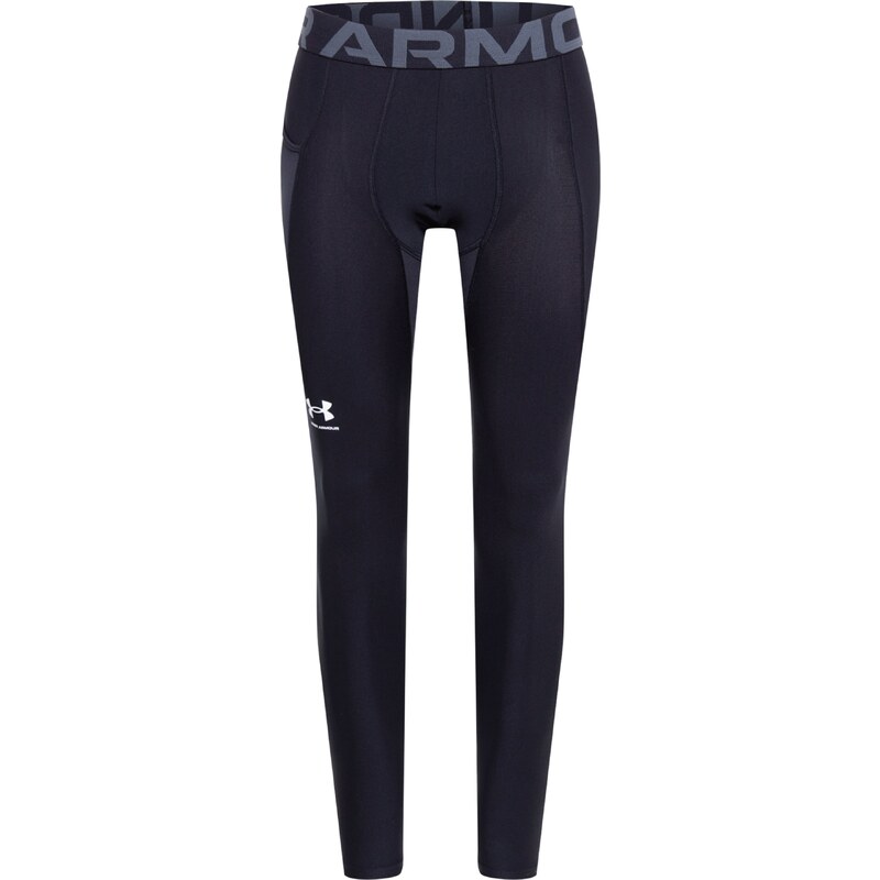 UNDER ARMOUR Sportovní kalhoty kámen / černá / bílá