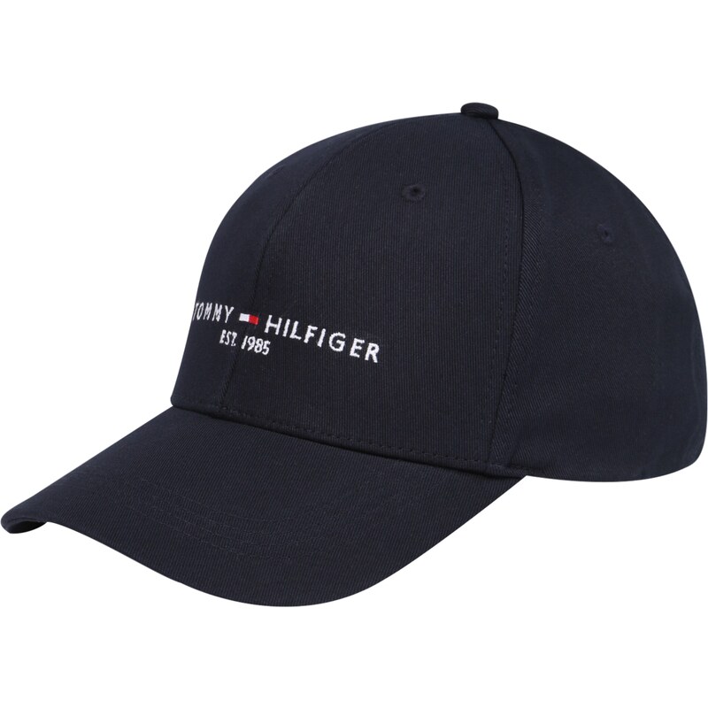 TOMMY HILFIGER Kšiltovka noční modrá / ohnivá červená / bílá