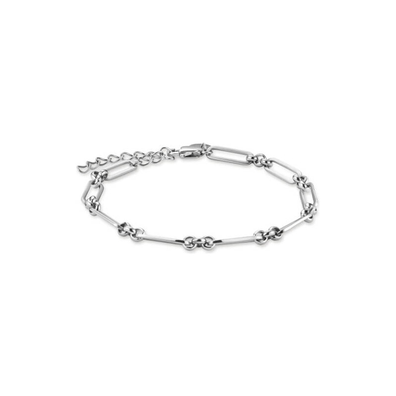 Šperky Rosefield náramek TOC Bracelet Chunky chain link Silver