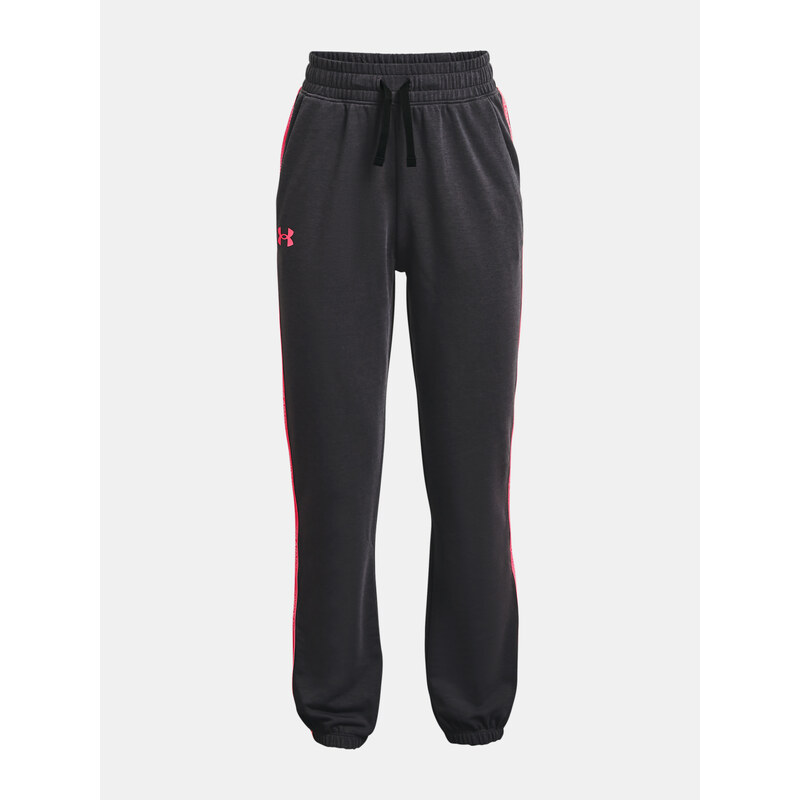 Under Armour Tepláky Rival Terry Taped Pant-BLK - Holky