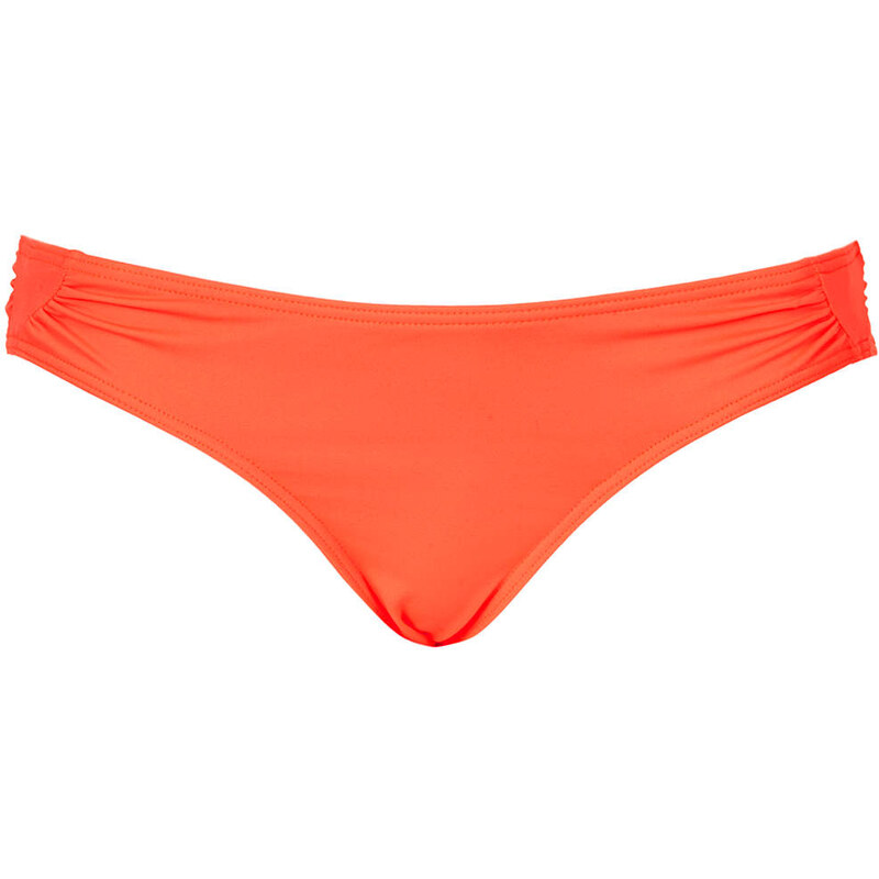 Topshop Flame Orange Ruche Pant