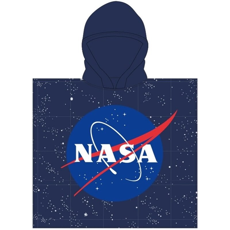 E plus M Dětské pončo - osuška s kapucí NASA - 55 x 110 cm