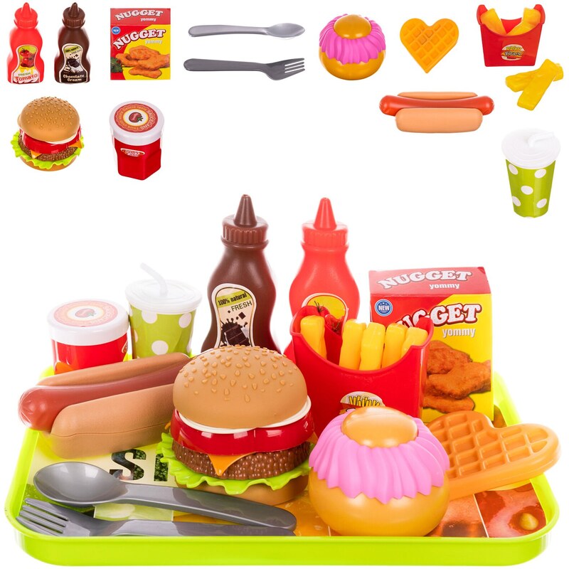ISO Plastový Fast food set pro děti