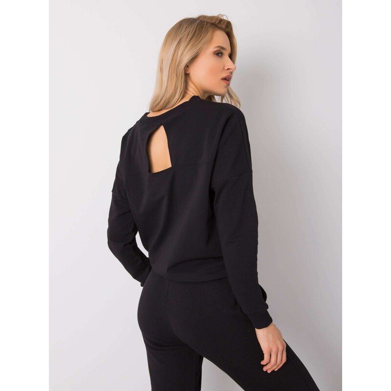 RUE PARIS Sweatshirt-RV-BL-6119.04P-black