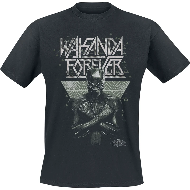 Black Panther - Wakanda Forever - Tričko - černá - GLAMI.cz
