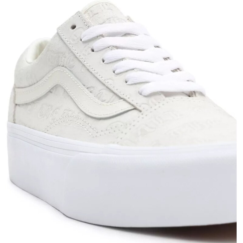 Boty Vans Old Skool Platform deboss otw marshmallow/marshmallow