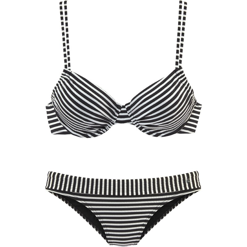 s.Oliver Bikiny černá / bílá