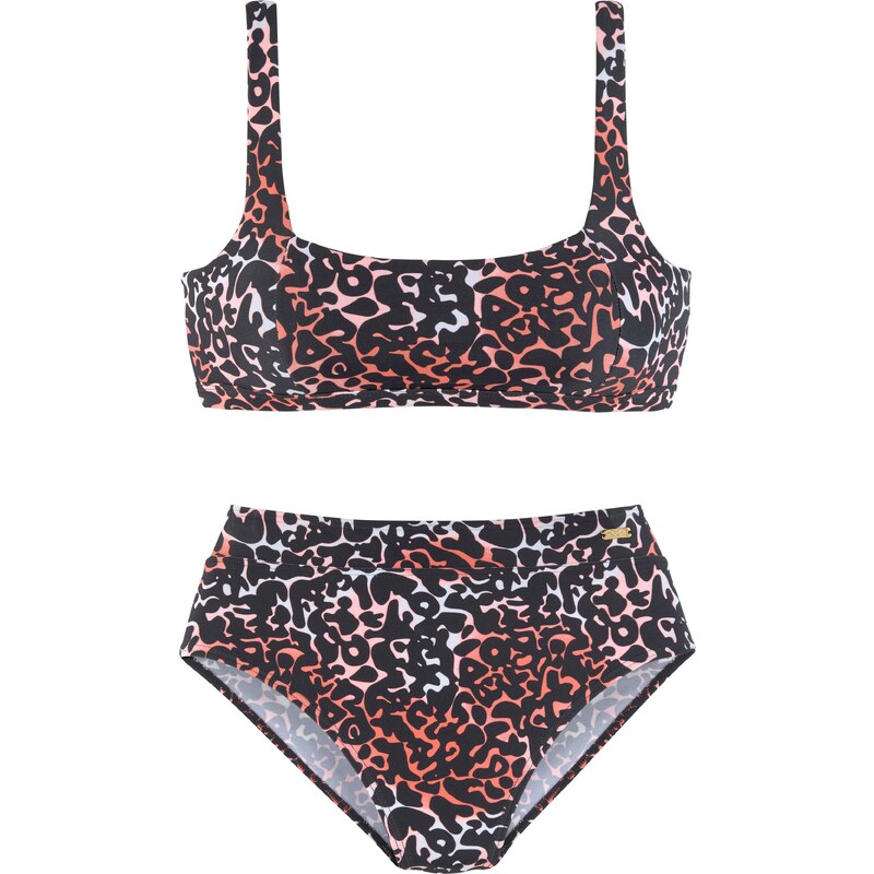 BUFFALO Bikiny mátová / broskvová / lososová / černá 97225240