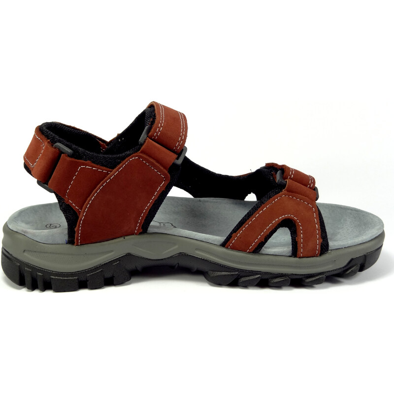 Selma sandál kožený červený MR71112