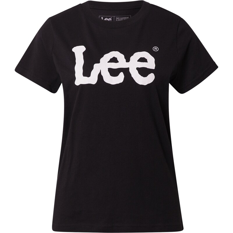 Lee Tričko LOGO TEE černá / bílá 57440669