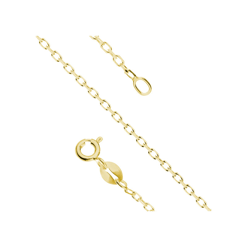 Olivie Stříbrný 50cm řetízek ROLO GOLD 4967 57191801