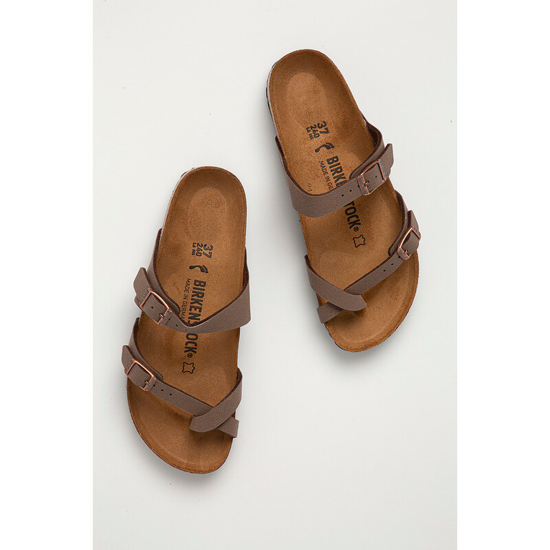 Pantofle Birkenstock Mayari 71063-Mocca