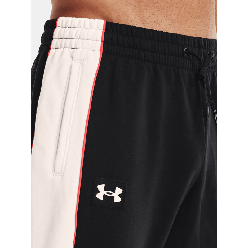 Under Armour Kalhoty RIVAL FLC AMP SNAP PANT-BLK - Pánské