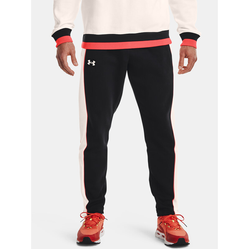 Under Armour Kalhoty RIVAL FLC AMP SNAP PANT-BLK - Pánské