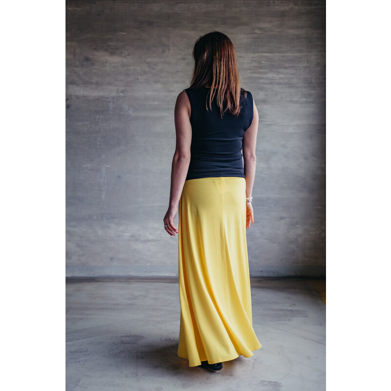 Zannia Dlouhá sukně - žlutá
