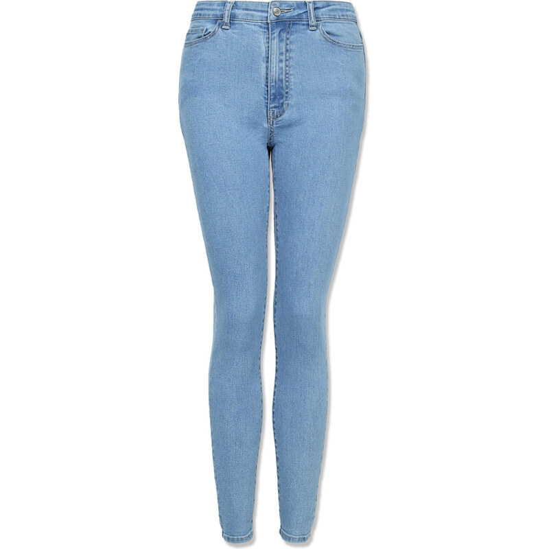 Tally Weijl Blue Very High Waist Skinny Jeans