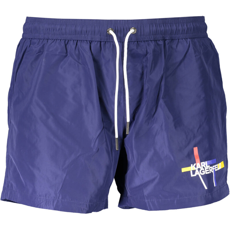 KARL LAGERFELD BEACHWEAR Koupací kraťasy Karl Lagerfeld modré