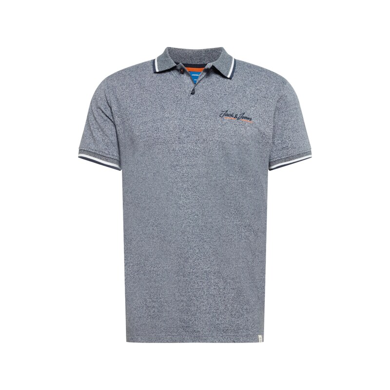 JACK & JONES Tričko JORTONS námořnická modř / oranžová / bílá