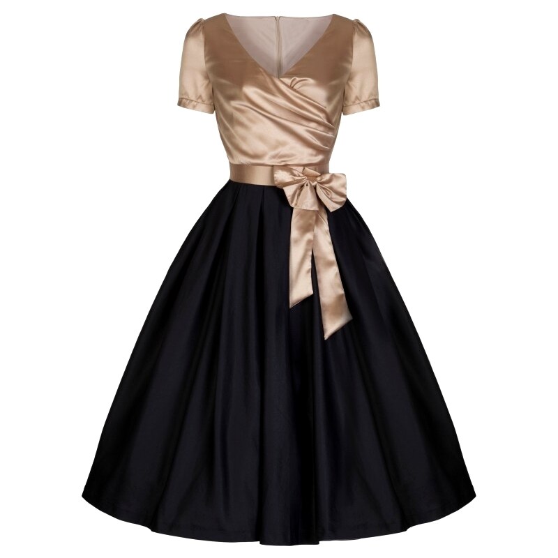 GINA luxusní plesové - společenské retro šaty ve stylu 50.let