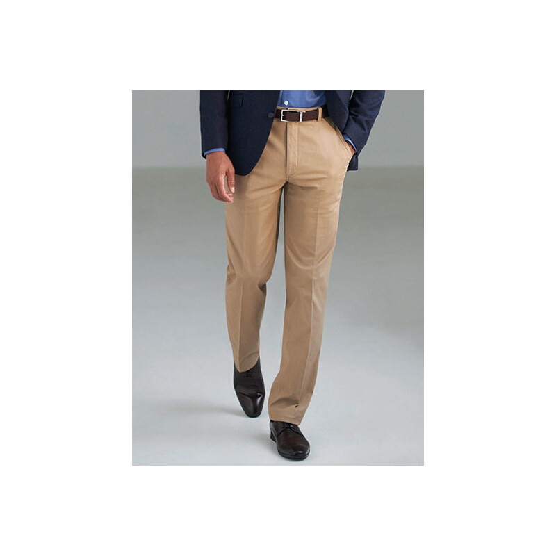 Pánské kalhoty elastické Chino Denver Classic fit Brook Taverner - Běžná délka 80 cm