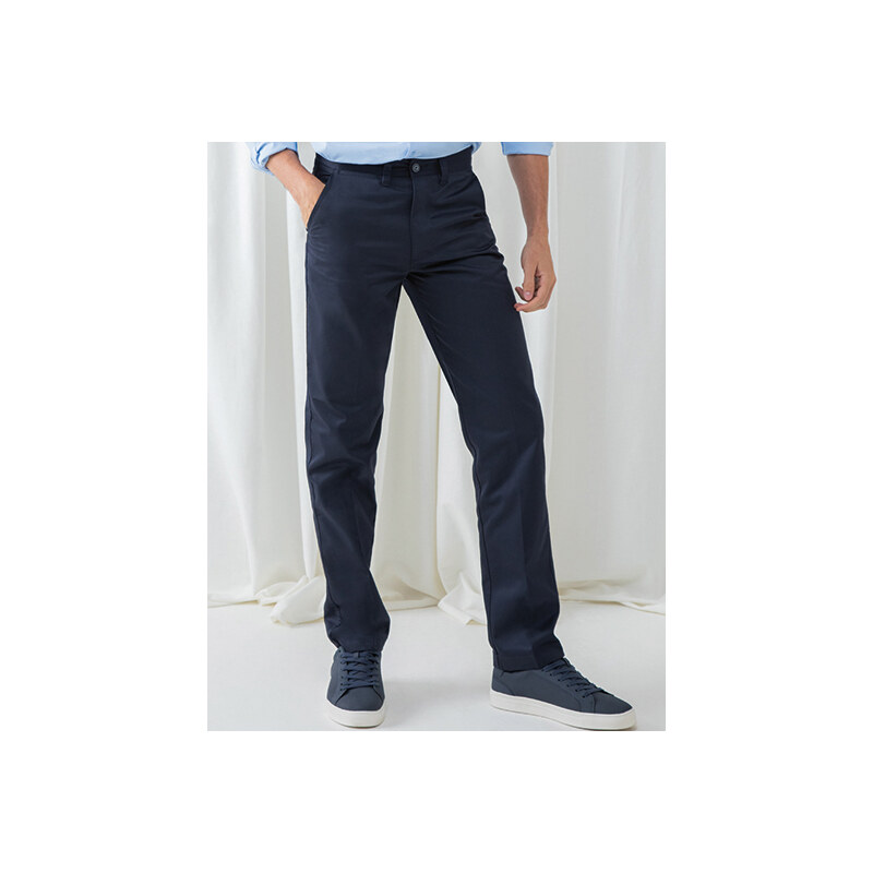 Pánské elegantní chino kalhoty Regular fit Henbury – prodloužené 86 cm