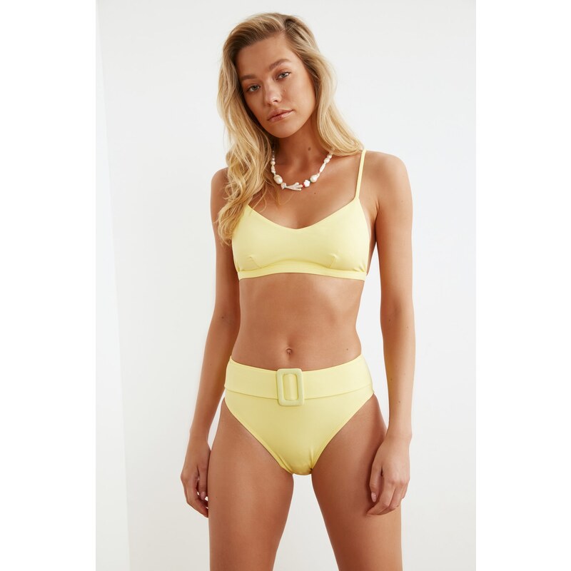Dámske plavky spodní díl Trendyol High Waist 107047611