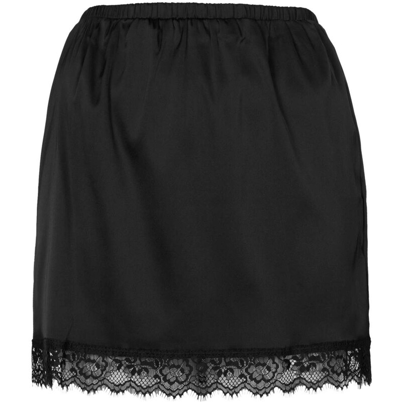 Topshop **Satin Skirt with Lace by Oh My Love