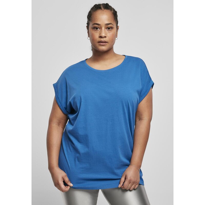 UC Ladies Dámské sportovní modré tričko s prodlouženým ramenem