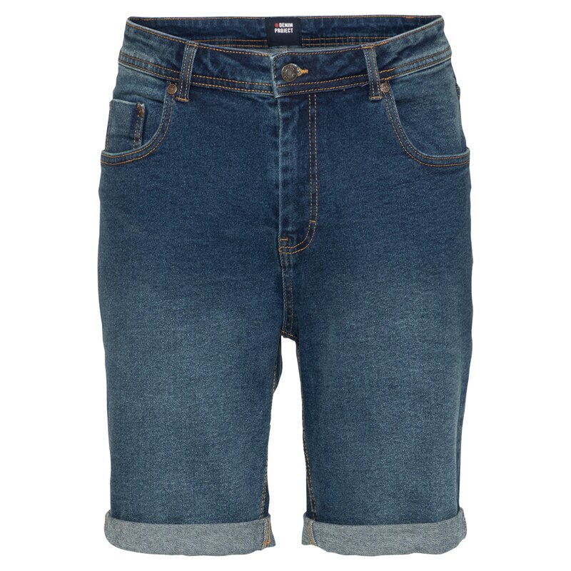 Denim Project Kalhoty Mr. Orange modrá džínovina