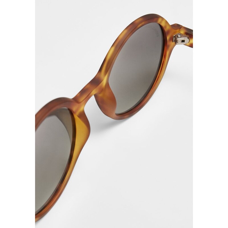 URBAN CLASSICS Sunglasses Retro Funk UC - brown leo/green