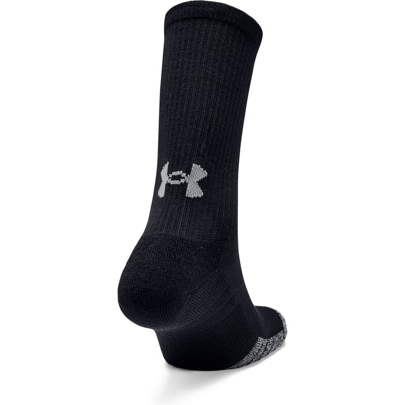 Under Armour UA Heatgear Crew 3pk-BLK Black / Black / Steel