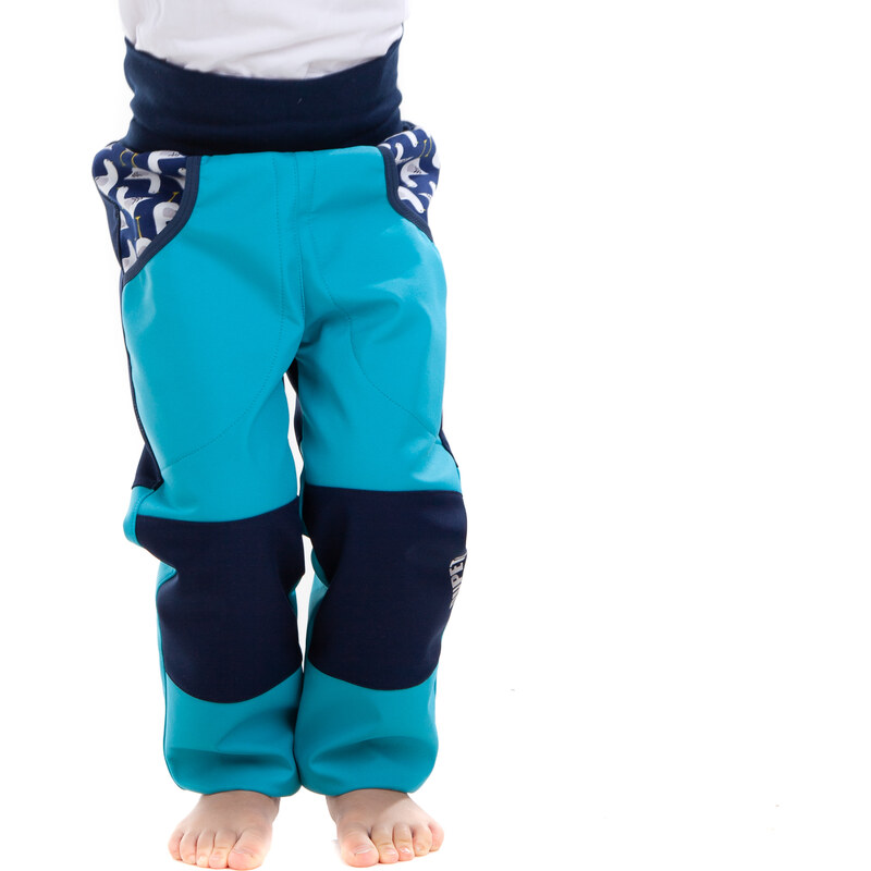 Dětské softshellové kalhoty Dupeto Racci modří
