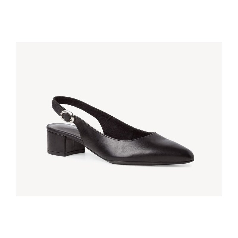 Trendy lodičky s otevřenou patou Tamaris 1-1-29500-26 černá 109372041