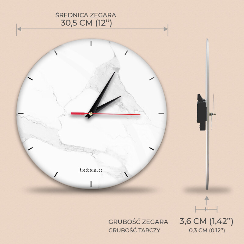 Nástěnné hodiny - Babaco, Abstract 007