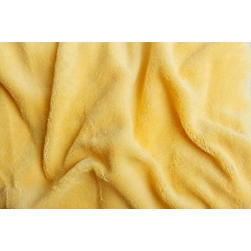 Tegatex Prostěradlo mikroflanel SLEEP WELL - žlutá 90*200 cm