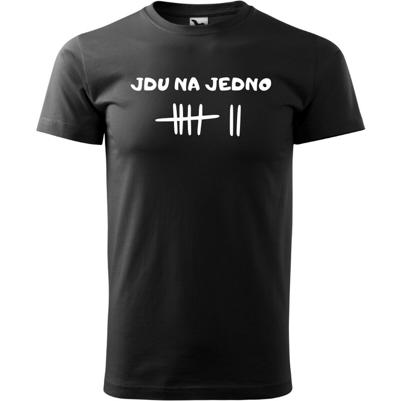 Fenomeno Pánské tričko Jdu na jedno - černé