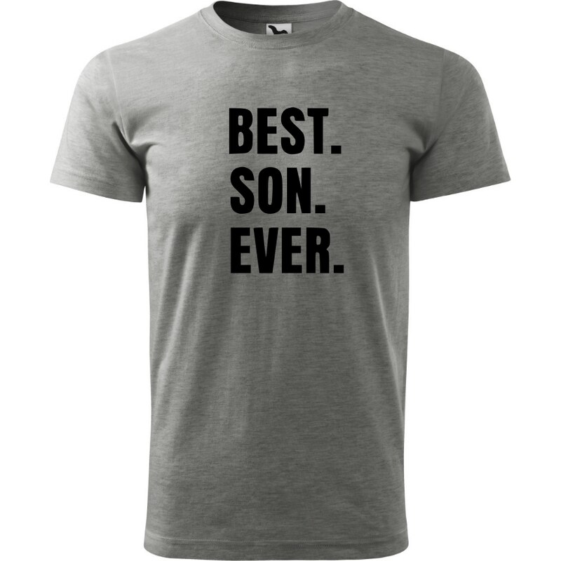 Fenomeno Pánské tričko Best son ever - šedé