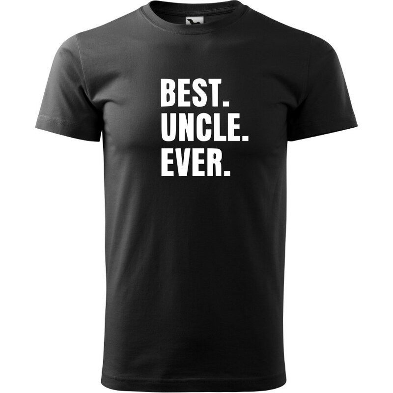 Fenomeno Pánské tričko Best uncle ever - černé