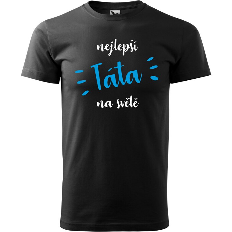 Fenomeno Pánské tričko Nejlepší táta - černé
