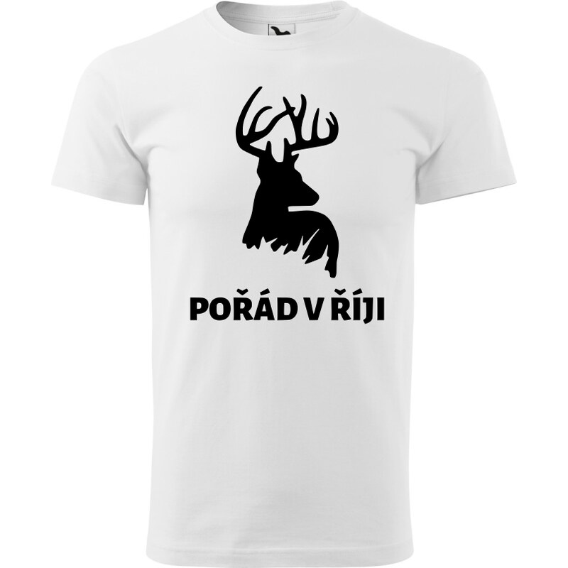 Fenomeno Pánské tričko Pořád v říji - bílé