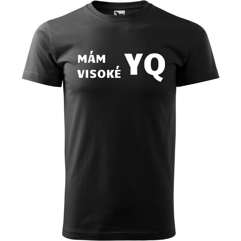 Fenomeno Pánské tričko Mám visoké YQ - černé