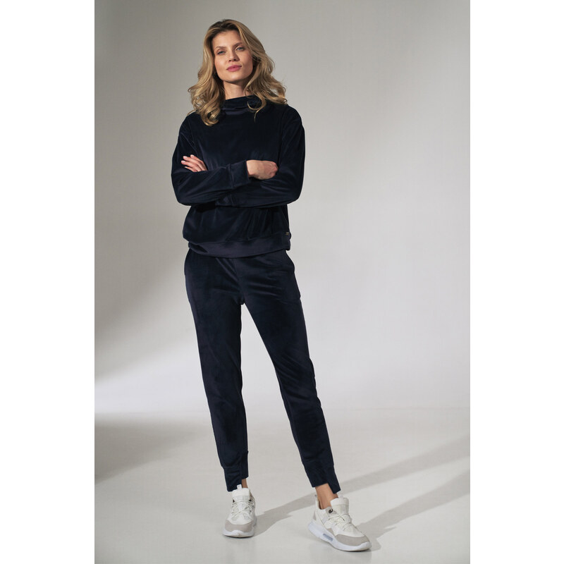 Figl Woman's Hoodie M745 Navy Blue