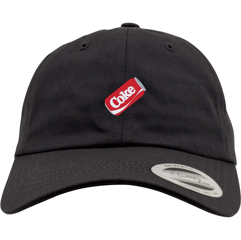 Mister Tee Kšiltovka Coke Can Dad ohnivá červená / černá / bílá