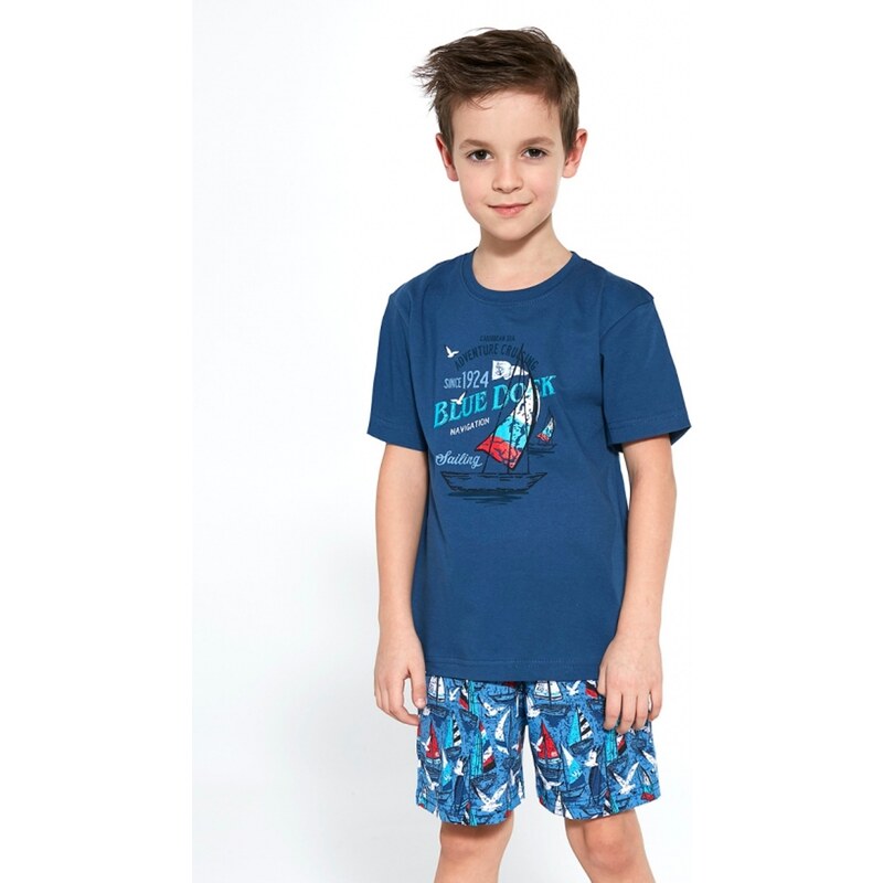 Chlapecké pyžamo Cornette 789-790/96 Blue Dock