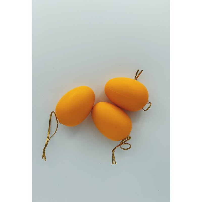 BRIMOON Velikonoční vajíčko závěsné oranžové