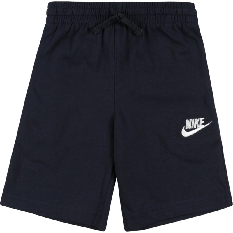 Nike Sportswear Kalhoty námořnická modř / bílá