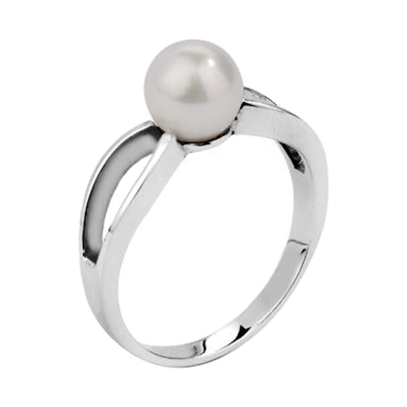Eppi Zlatý prsten s akoya perlou Disha