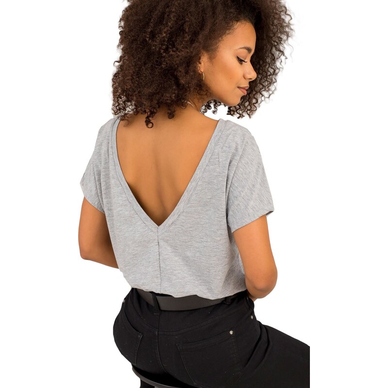 BASIC Feel Good T-shirt-RV-TS-4662.39P-grey