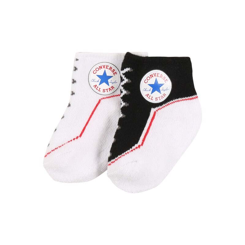 CONVERSE Ponožky CHUCK tmavě šedá / červená / černá / bílá