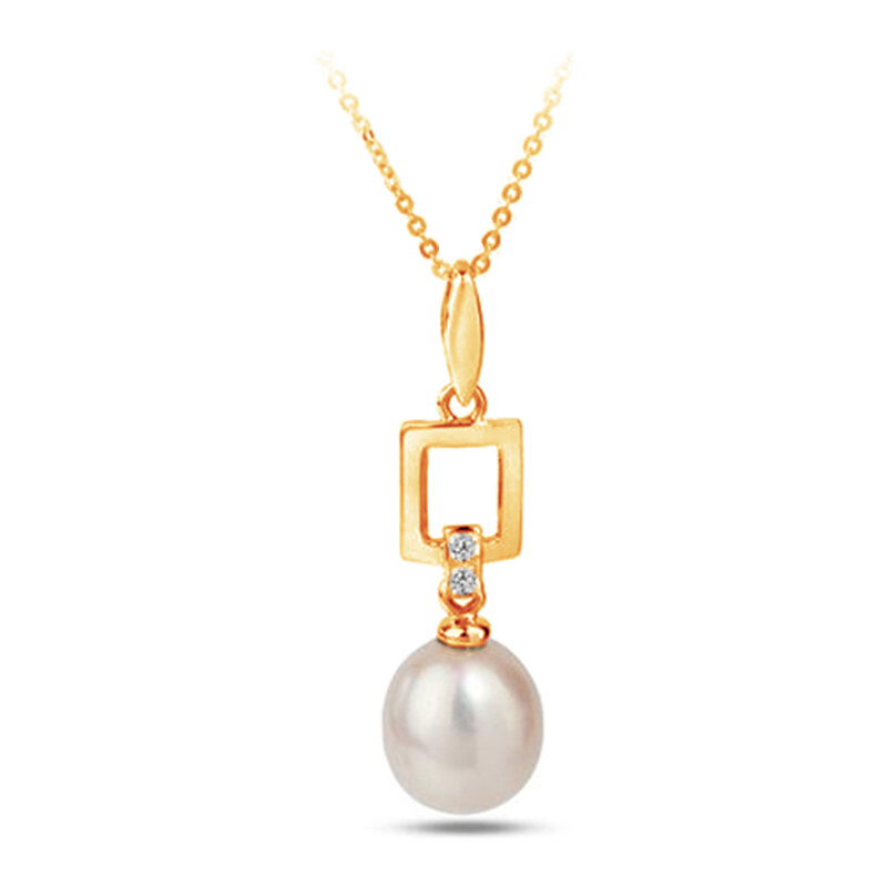Eppi Přívěsek s perlou a diamanty Sonika